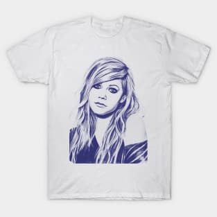 Avril Lavigne Blue Style vintage T-Shirt